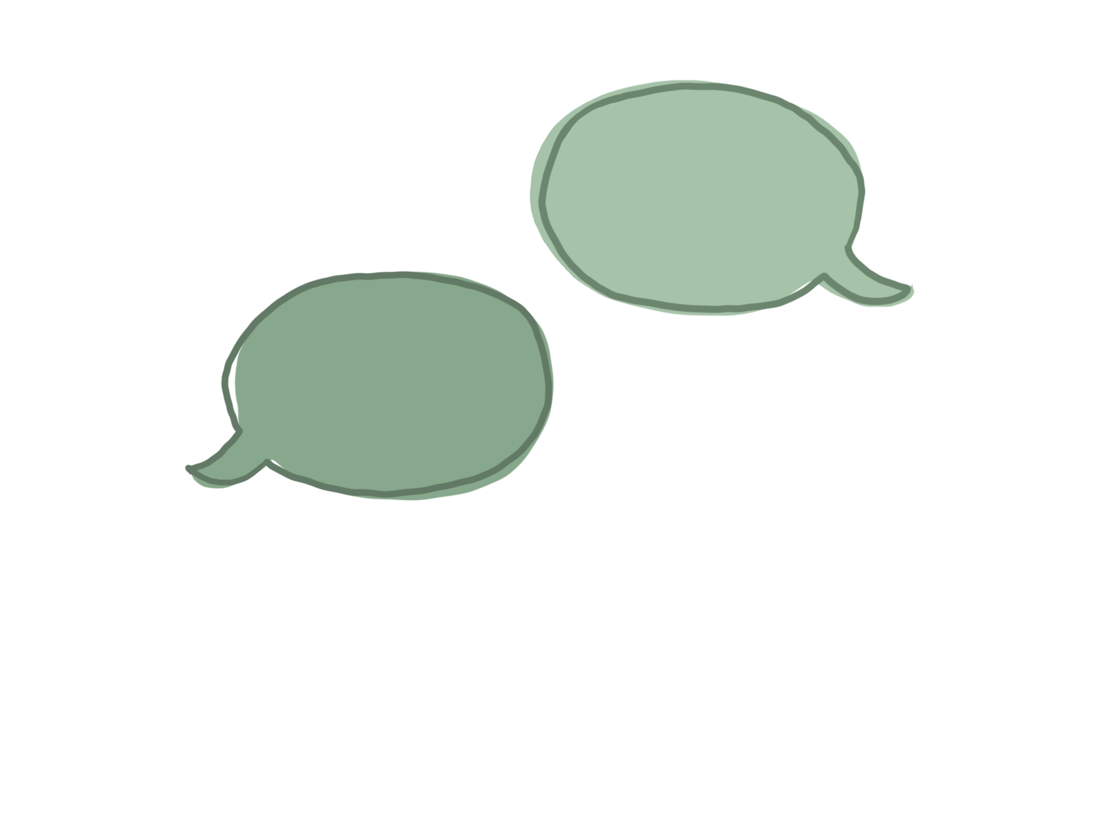 Speech bubble illustration